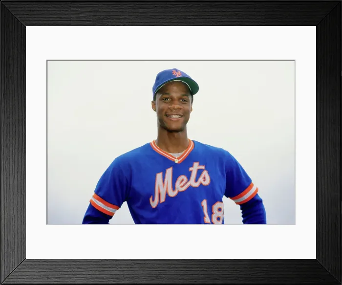 Framed Print : Portrait of Darryl Strawberry Framed Print : Portrait of Darryl Strawberry