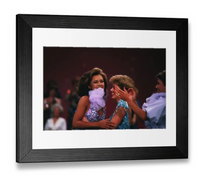 Framed Print : Vaness Williams and Debra Maffett Framed Print : Vaness Williams and Debra Maffett