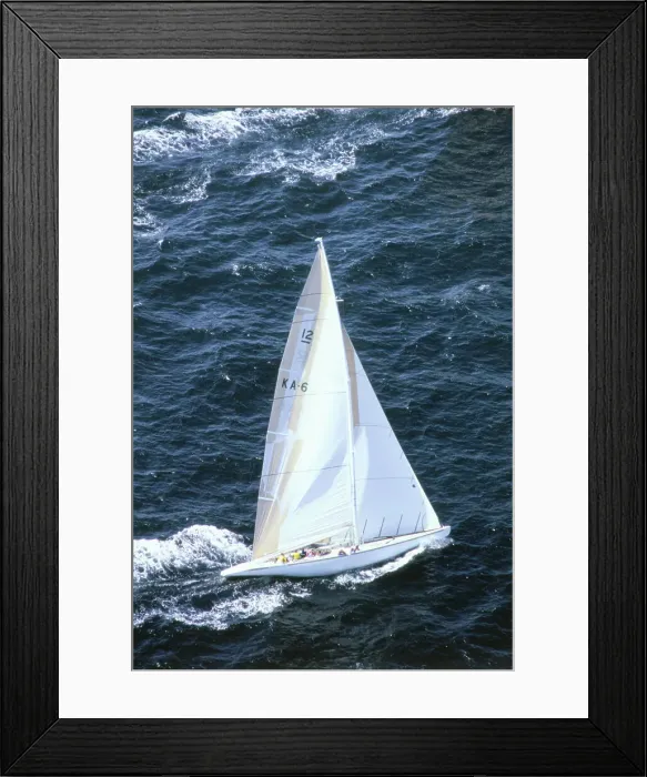 Framed Print : Australia 11 Sailing in America's Cup Framed Print : Australia 11 Sailing in America's Cup