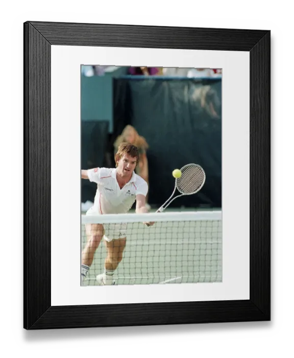 Framed Print : Jimmy Connors Playing at the U.S. Open Framed Print : Jimmy Connors Playing at the U.S. Open