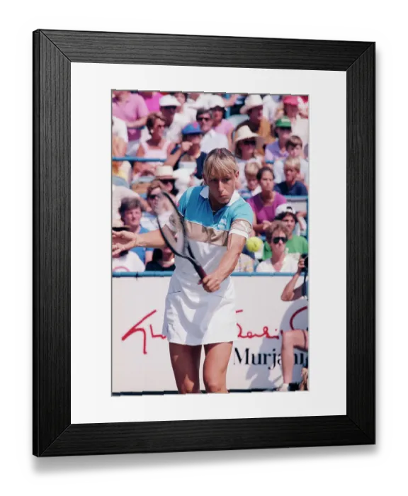 Framed Print : Martina Navaratilova Playing Tennis Framed Print : Martina Navaratilova Playing Tennis