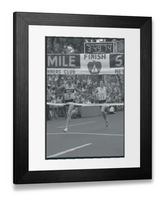Framed Print : Steve Scott Winning Fifth Avenue Mile Race Framed Print : Steve Scott Winning Fifth Avenue Mile Race