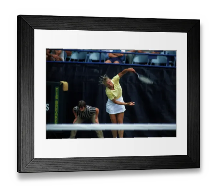 Framed Print : Martina Navratilova Serving