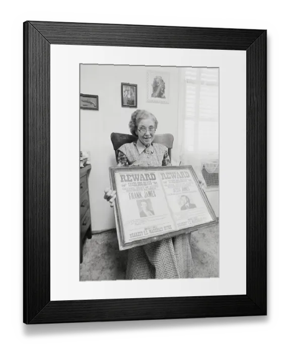 Framed Print : Woman, Third Cousin / Jesse James W / Posters Framed Print : Woman, Third Cousin / Jesse James W / Posters