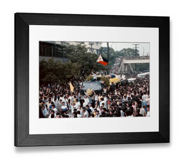 Framed Print : Funeral Procession in Philippines Framed Print : Funeral Procession in Philippines