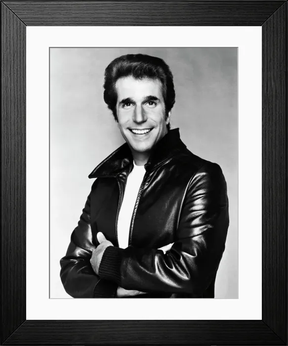 Framed Print : Henry Winkler as the Fonz Framed Print : Henry Winkler as the Fonz