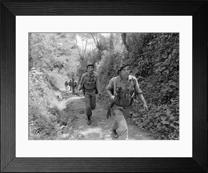 Framed Print : Sandinista Soldiers on Patrol Framed Print : Sandinista Soldiers on Patrol