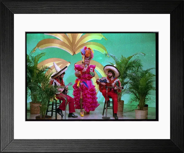 Framed Print : Willard Scott Dressed as Carmen Miranda Framed Print : Willard Scott Dressed as Carmen Miranda
