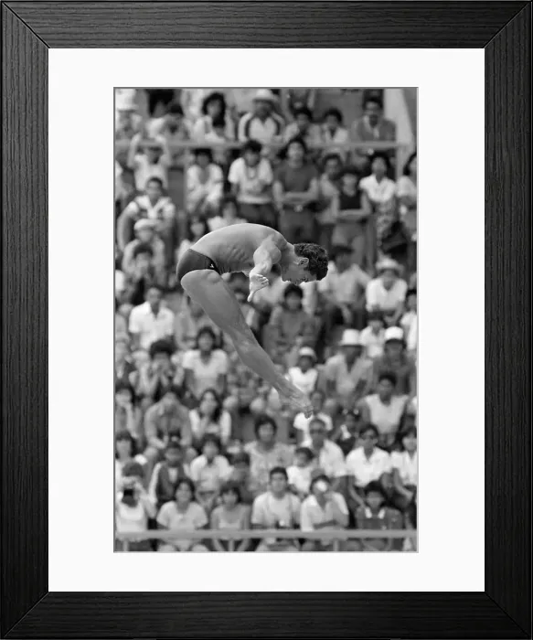 Framed Print : Greg Louganis at the Pan-American Games Framed Print : Greg Louganis at the Pan-American Games
