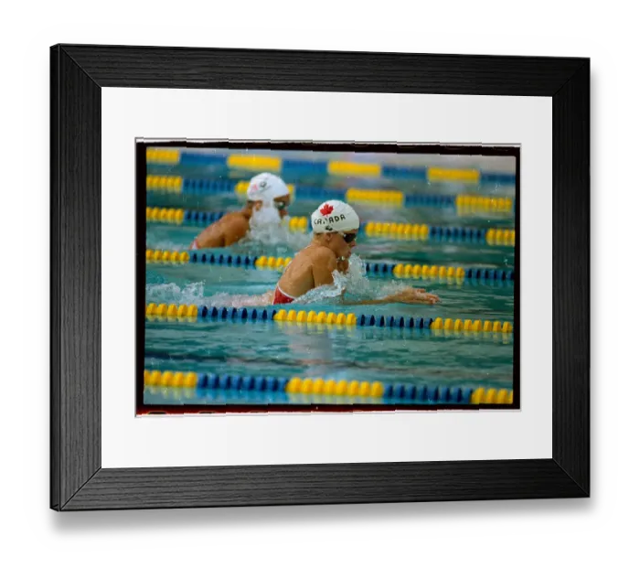 Framed Print : Anne Whitby Swimming in Pool Framed Print : Anne Whitby Swimming in Pool
