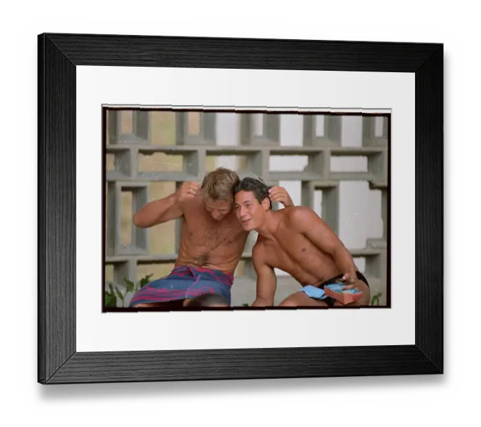 Framed Print : Pan American Games Divers Listening Through Earphones Framed Print : Pan American Games Divers Listening Through Earphones