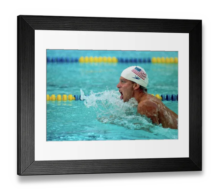 Framed Print : Tracy Caulkins Coming up for Air in Swimming Pool Framed Print : Tracy Caulkins Coming up for Air in Swimming Pool