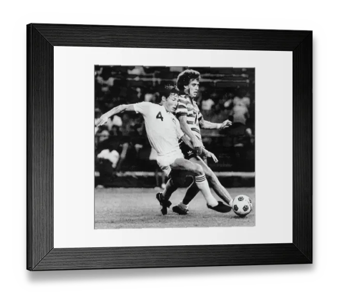Framed Print : Soccer Action Between Cosmos v Team America Framed Print : Soccer Action Between Cosmos v Team America