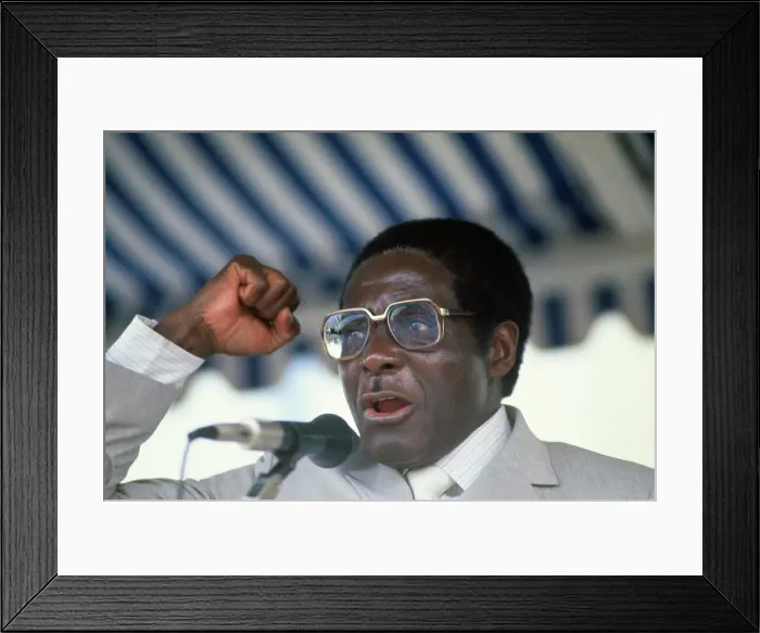 Framed Print : Robert Mugabe Framed Print : Robert Mugabe