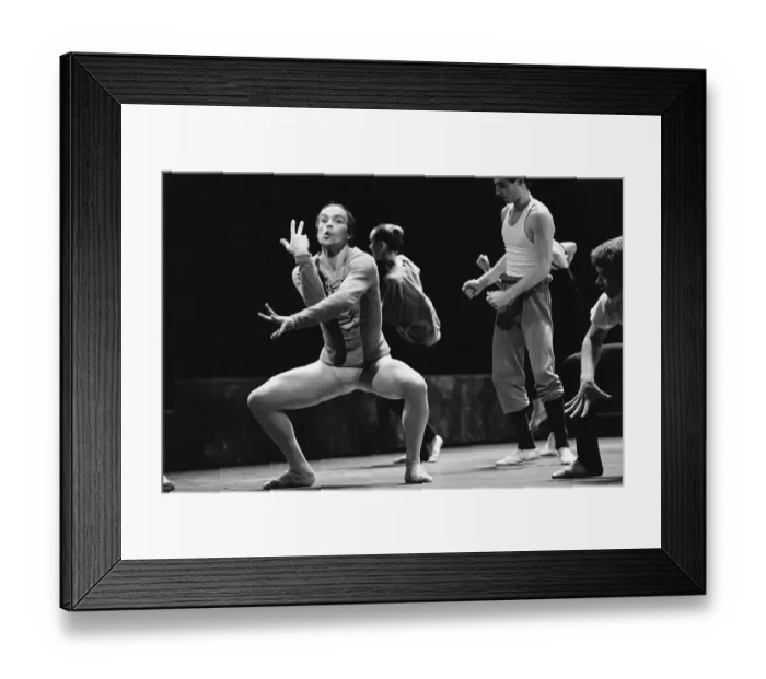 Framed Print : Rudolf Nureyev at Ballet Rehearsal Framed Print : Rudolf Nureyev at Ballet Rehearsal
