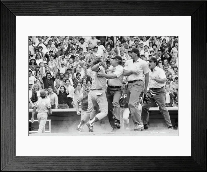 Framed Print : George Brett Arguing with Umpires Framed Print : George Brett Arguing with Umpires