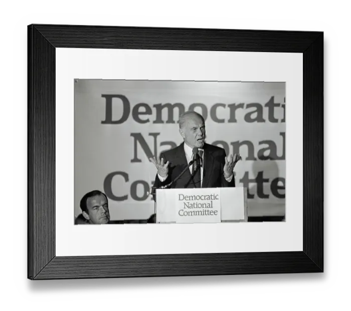 Framed Print : John Glenn Addressing Committee Framed Print : John Glenn Addressing Committee