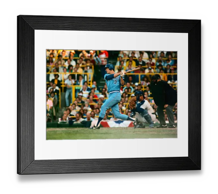 Framed Print : Dale Murphy in Batting Action During All Star Game Framed Print : Dale Murphy in Batting Action During All Star Game