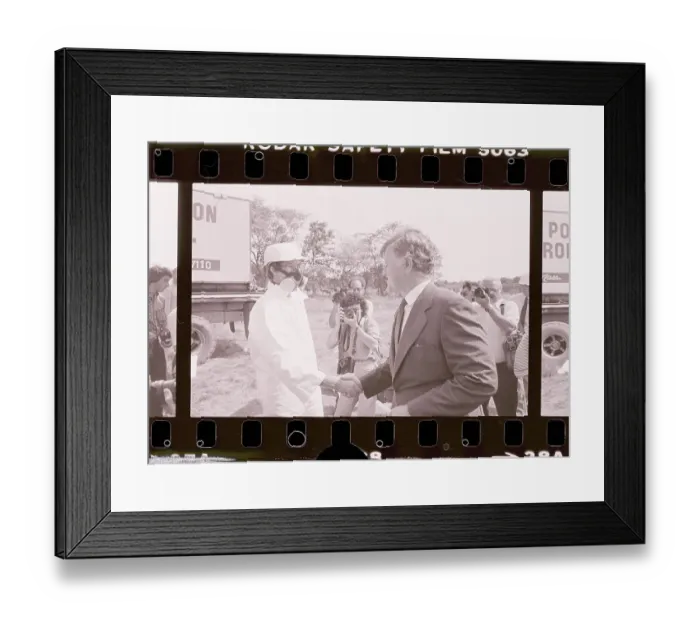 Framed Print : Ted Kennedy Greeting Environmental Employee Framed Print : Ted Kennedy Greeting Environmental Employee