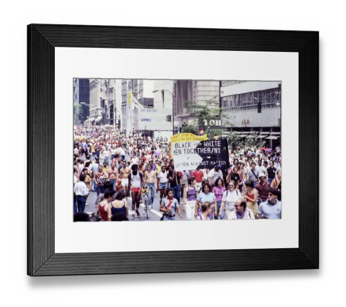 Framed Print : Gay Liberation Parade Framed Print : Gay Liberation Parade