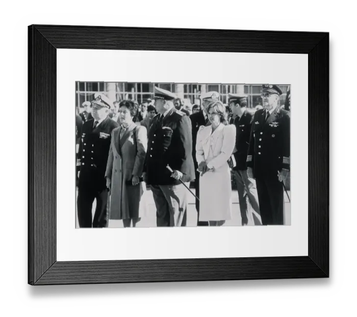 Framed Print : Uruguay's Military Leaders Posing at Ceremony Framed Print : Uruguay's Military Leaders Posing at Ceremony