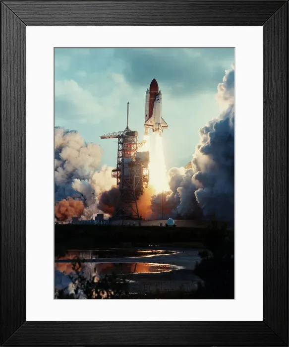 Framed Print : Space Shuttle Lifting Off Framed Print : Space Shuttle Lifting Off