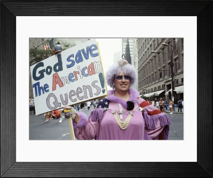 Framed Print : Gay Pride Parade Participant in Costume Framed Print : Gay Pride Parade Participant in Costume