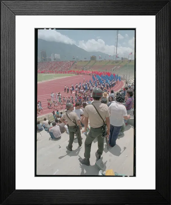 Framed Print : High Security at Olympic Stadium Framed Print : High Security at Olympic Stadium