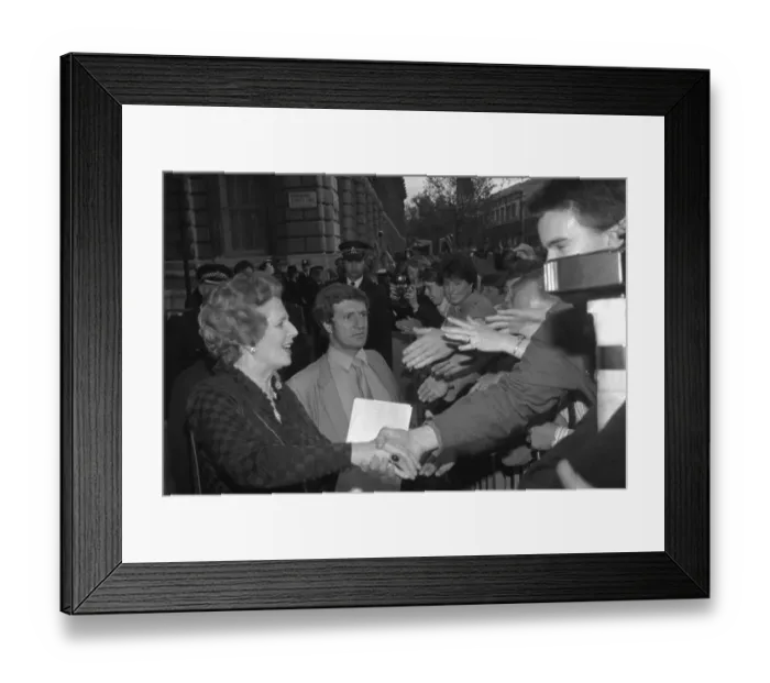 Framed Print : Britain's Re-Elected Margaret Thatcher Framed Print : Britain's Re-Elected Margaret Thatcher