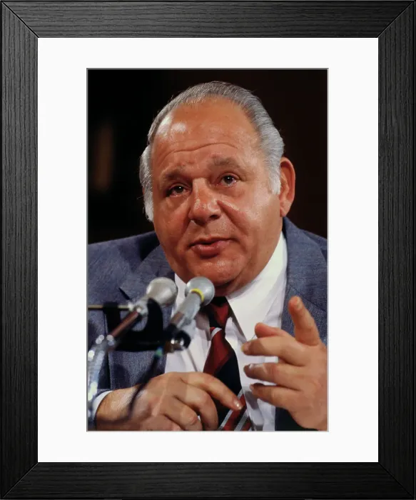 Framed Print : Jackie Presser Testifying Framed Print : Jackie Presser Testifying