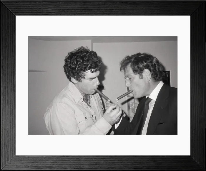 Framed Print : Elliott Gould & George Segal Framed Print : Elliott Gould & George Segal