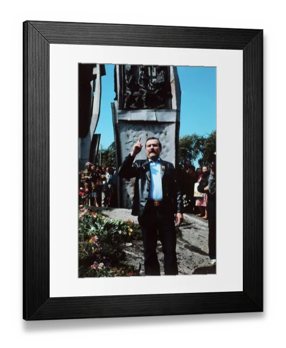 Framed Print : Lech Walesa Celebrating his Name Day Framed Print : Lech Walesa Celebrating his Name Day