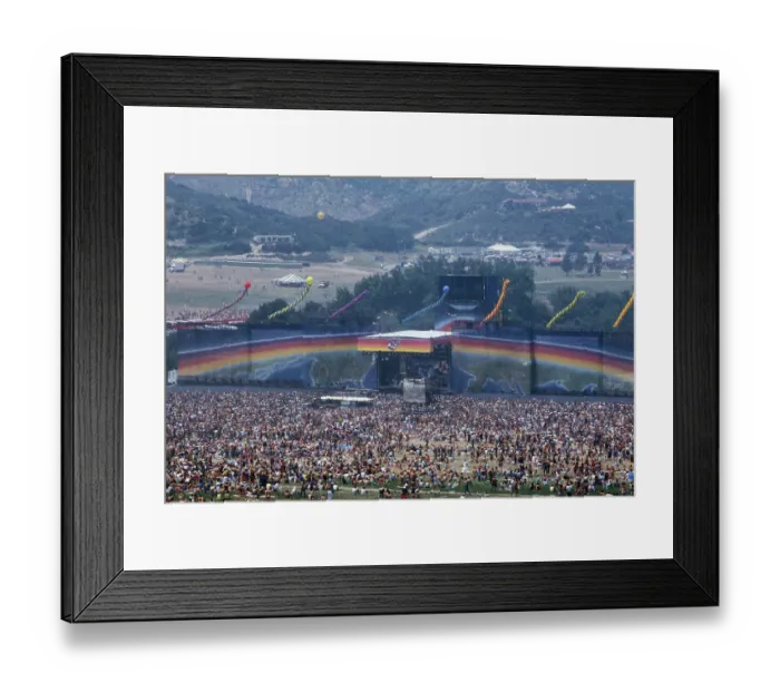Framed Print : Us Festival at Glen Helen Regional Park Framed Print : Us Festival at Glen Helen Regional Park