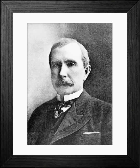 Framed Print : Industrialist John D. Rockefeller