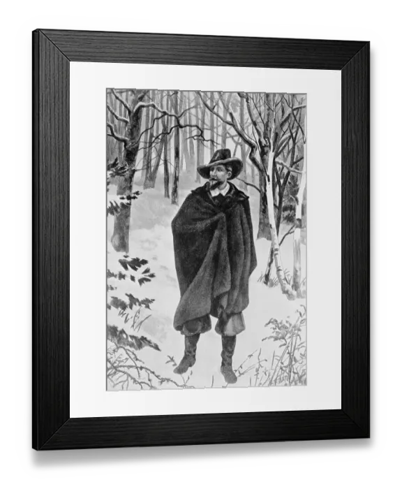 Framed Print : Print Depicting Roger Williams after Being Cast Out of Massachusetts Framed Print : Print Depicting Roger Williams after Being Cast Out of Massachusetts