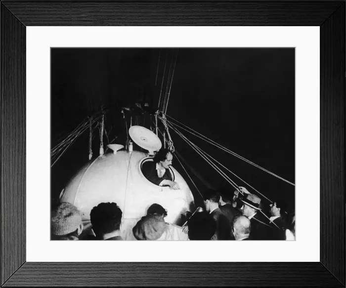 Framed Print : August Piccard Inside Stratosphere Framed Print : August Piccard Inside Stratosphere
