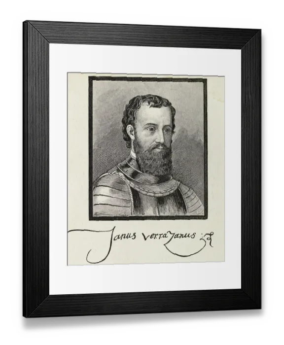Framed Print : Italian Navigator Verrazano Framed Print : Italian Navigator Verrazano