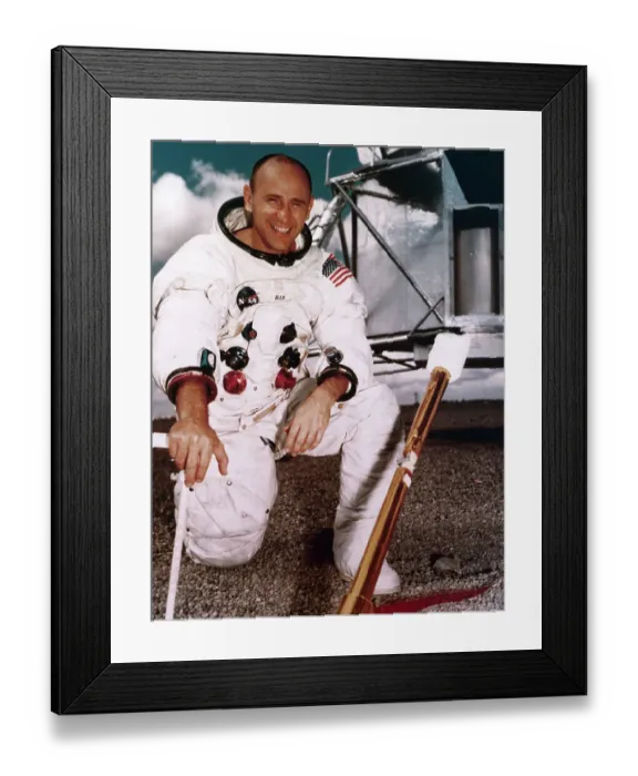 Framed Print : Portrait of Alan L. Bean Smiling Framed Print : Portrait of Alan L. Bean Smiling