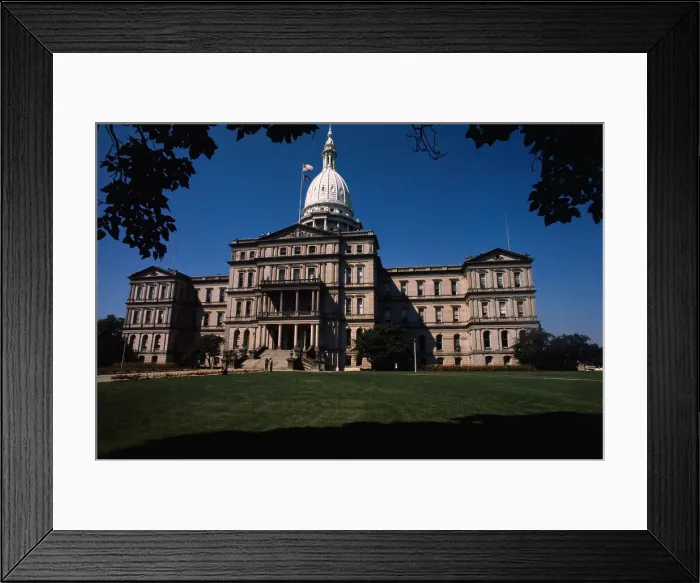 Framed Print : Michigan State Capitol Framed Print : Michigan State Capitol
