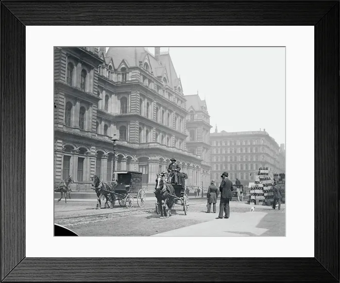 Framed Print : Post Office on Jackson Street in Chicago Framed Print : Post Office on Jackson Street in Chicago