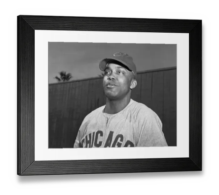 Framed Print : Portrait of Monte Irvin Framed Print : Portrait of Monte Irvin