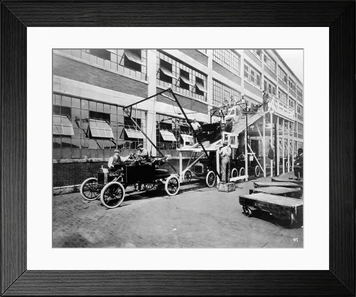 Framed Print : View of Final Assembly Line Framed Print : View of Final Assembly Line