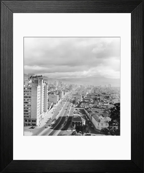 Framed Print : General View Bogota Seen From Hotel Room Framed Print : General View Bogota Seen From Hotel Room