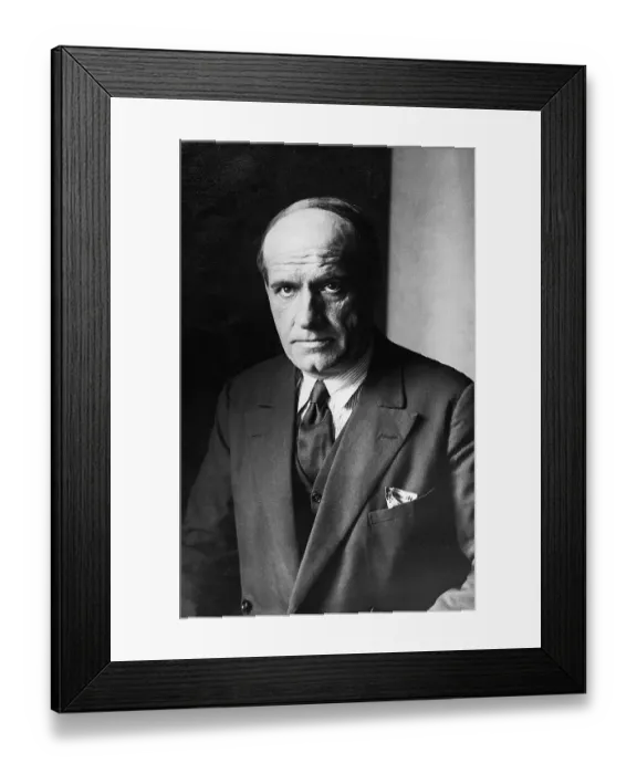 Framed Print : Waist-Up Portrait Of Jose Ortega Gasset Framed Print : Waist-Up Portrait Of Jose Ortega Gasset