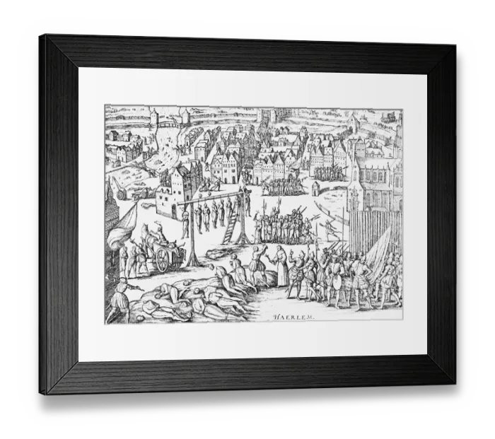 Framed Print : Soldiers Executing Citizens Framed Print : Soldiers Executing Citizens