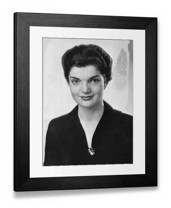Framed Print : Portrait of Jacqueline Bouvier Framed Print : Portrait of Jacqueline Bouvier