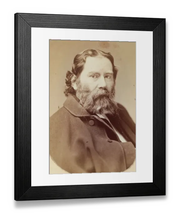 Framed Print : Portrait of James Russell Lowell Framed Print : Portrait of James Russell Lowell