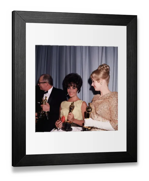Framed Print : Burt Lancaster, Elizabeth Taylor and Shirley Jones Framed Print : Burt Lancaster, Elizabeth Taylor and Shirley Jones