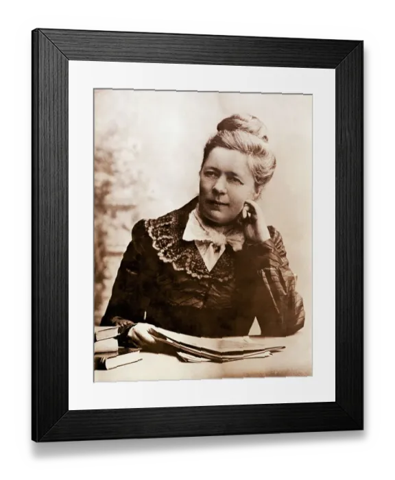 Framed Print : Portrait of Swedish Novelist Selma Lagerlof Framed Print : Portrait of Swedish Novelist Selma Lagerlof