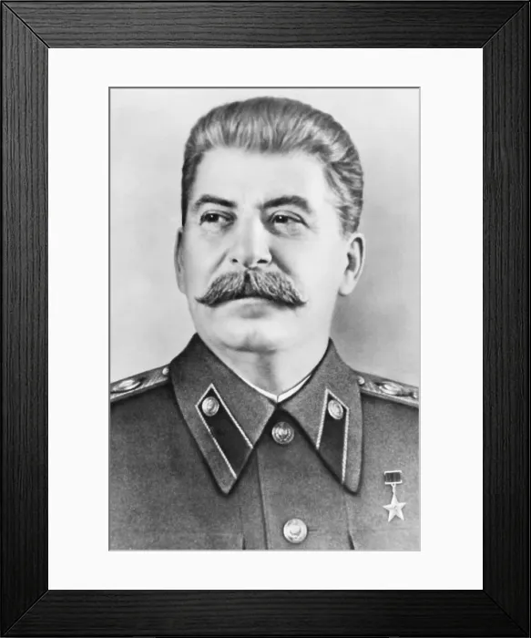 Framed Print : Portrait of Joseph Stalin Framed Print : Portrait of Joseph Stalin